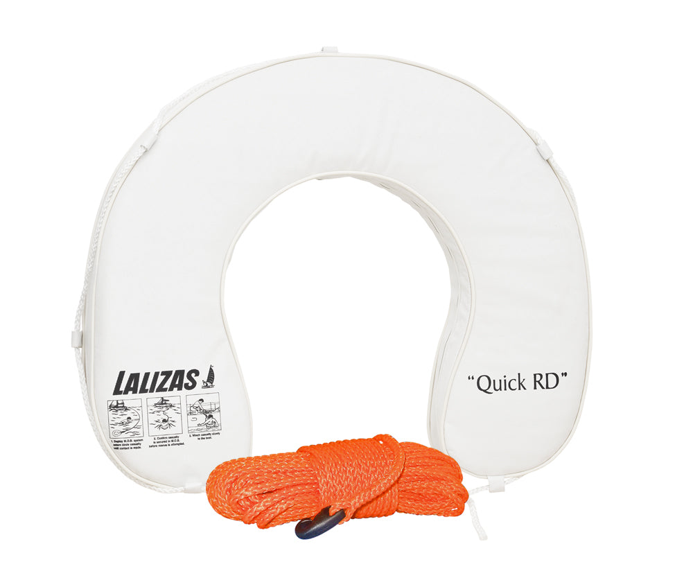 Horseshoe lifebuoy "Quick RD" 145 N - buoyancy, floating lifebuoy, selectable colors - orange, white, yellow (optional with leash)