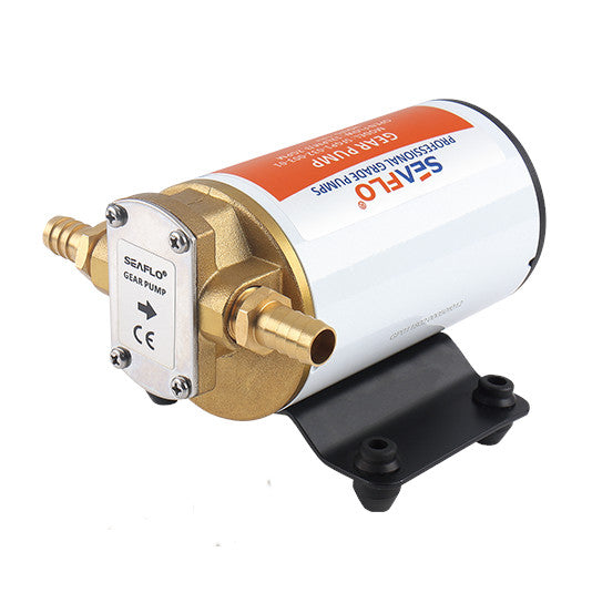 SEAFLO Zahnradpumpe 12l/min 12V Ölförderpumpe, Gießölpumpe, hochwertiger Messingkopf und Edelstahlwelle