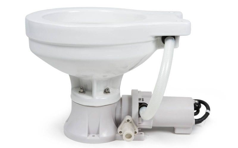 Nuova Rade elektrische Bordtoilette mit Zerhacker 12 Volt groß