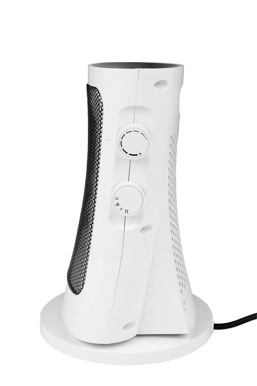 Eurom Keramikheizer 1500W ECO-Modus, Heizlüfter mit Sicherheitsfunktionen und Lüftermodus, ideal für Camping und Wohnräume