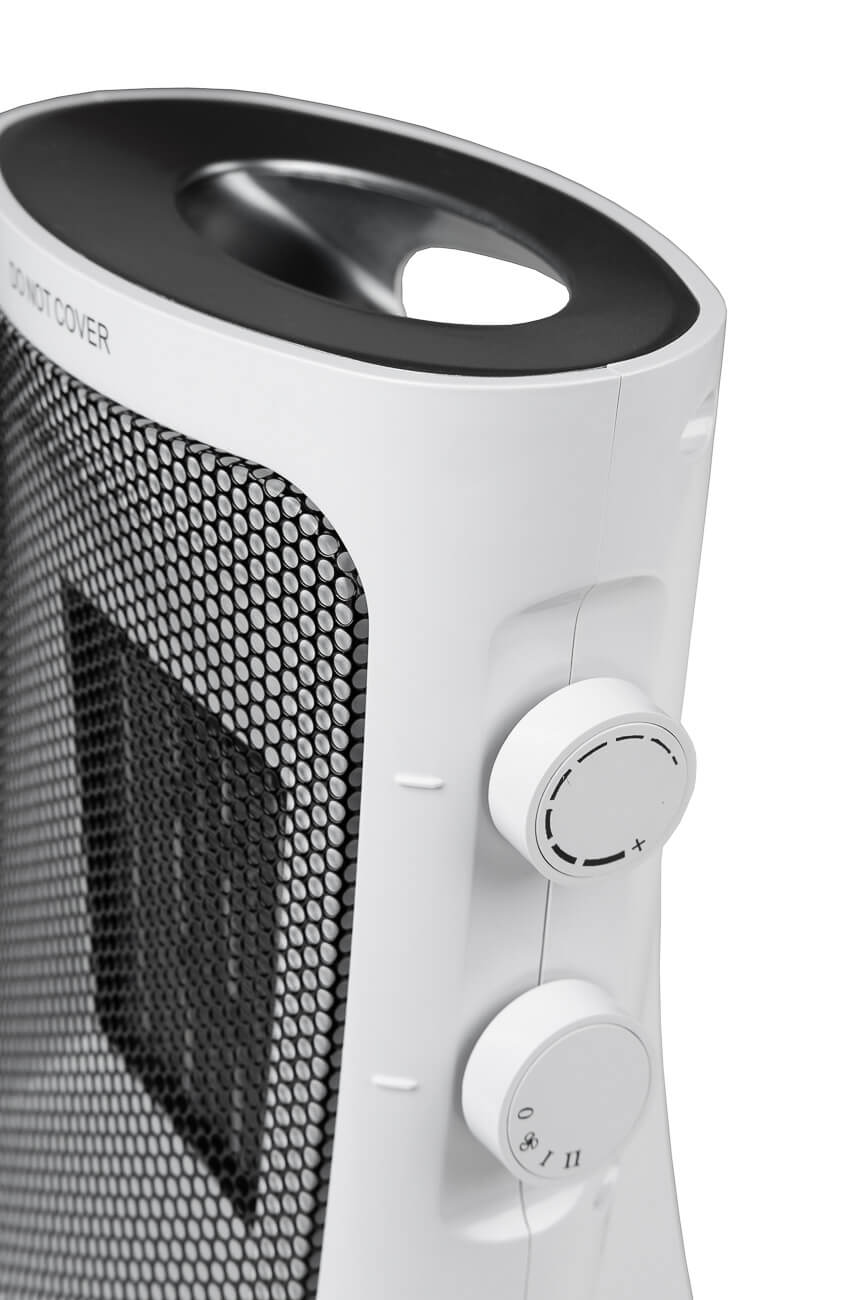 Eurom Keramikheizer 1500W ECO-Modus, Heizlüfter mit Sicherheitsfunktionen und Lüftermodus, ideal für Camping und Wohnräume