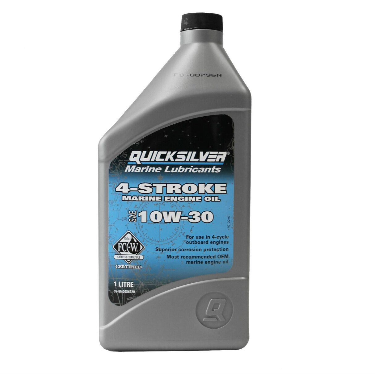 Quicksilver 4-Stroke Outboard Oil High Performance Formula, Engine Oil for Maximum Performance and Protection - 1 - 4 Liters