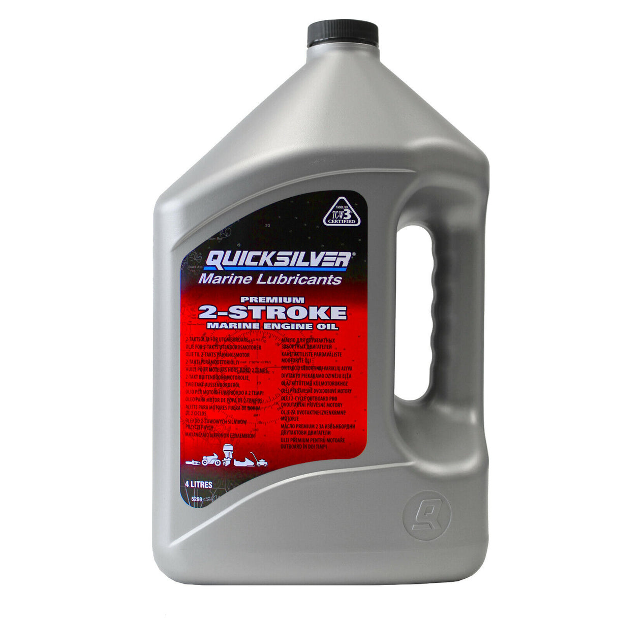 Mercury Quicksilver Premium 2-Takt Motoröl für Außenborder - 1 L / 4 L
