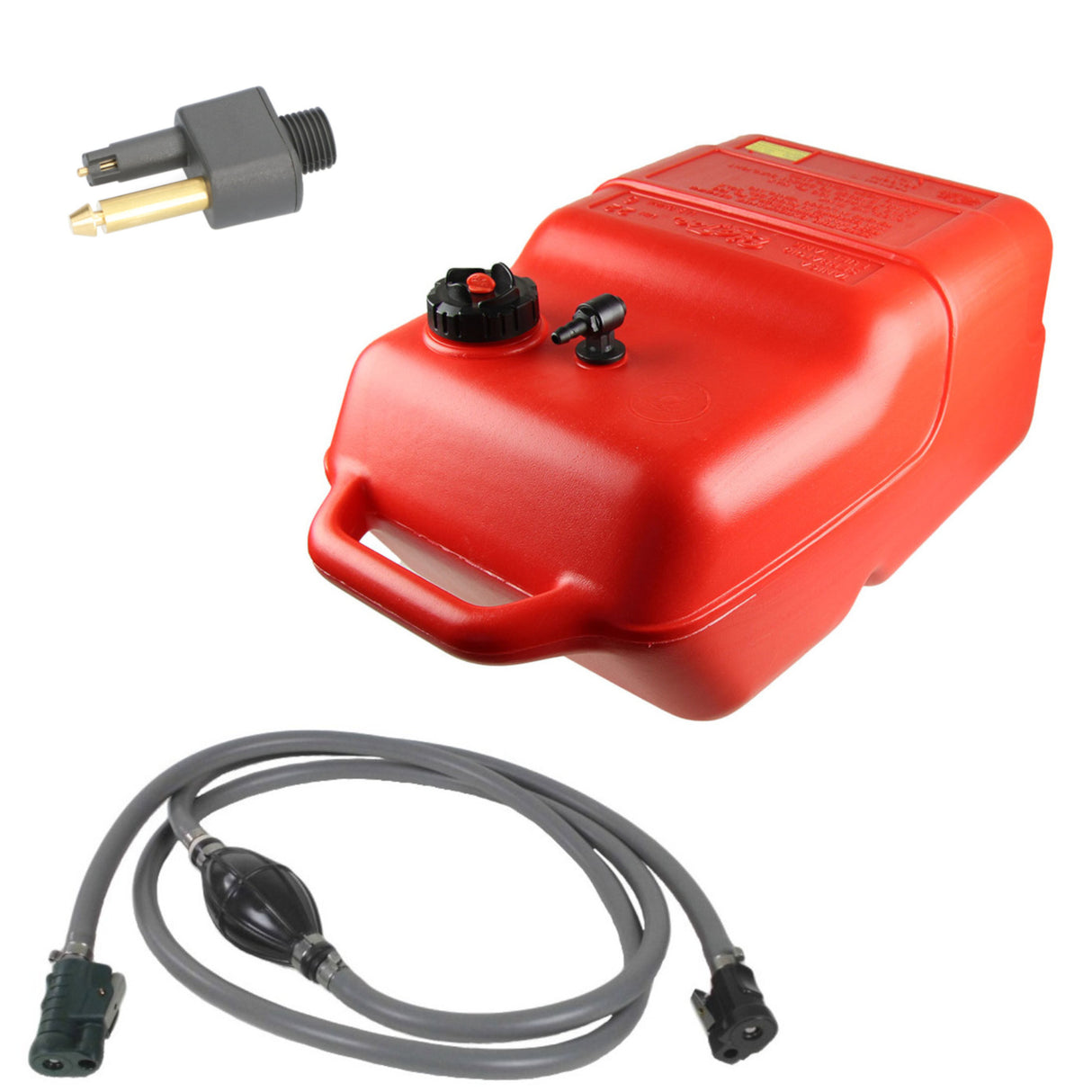 Big Joe 22-liter fuel tank for Mercury/Mariner outboards, HDPE with safety lock, including connection adapter - (optional with hose)