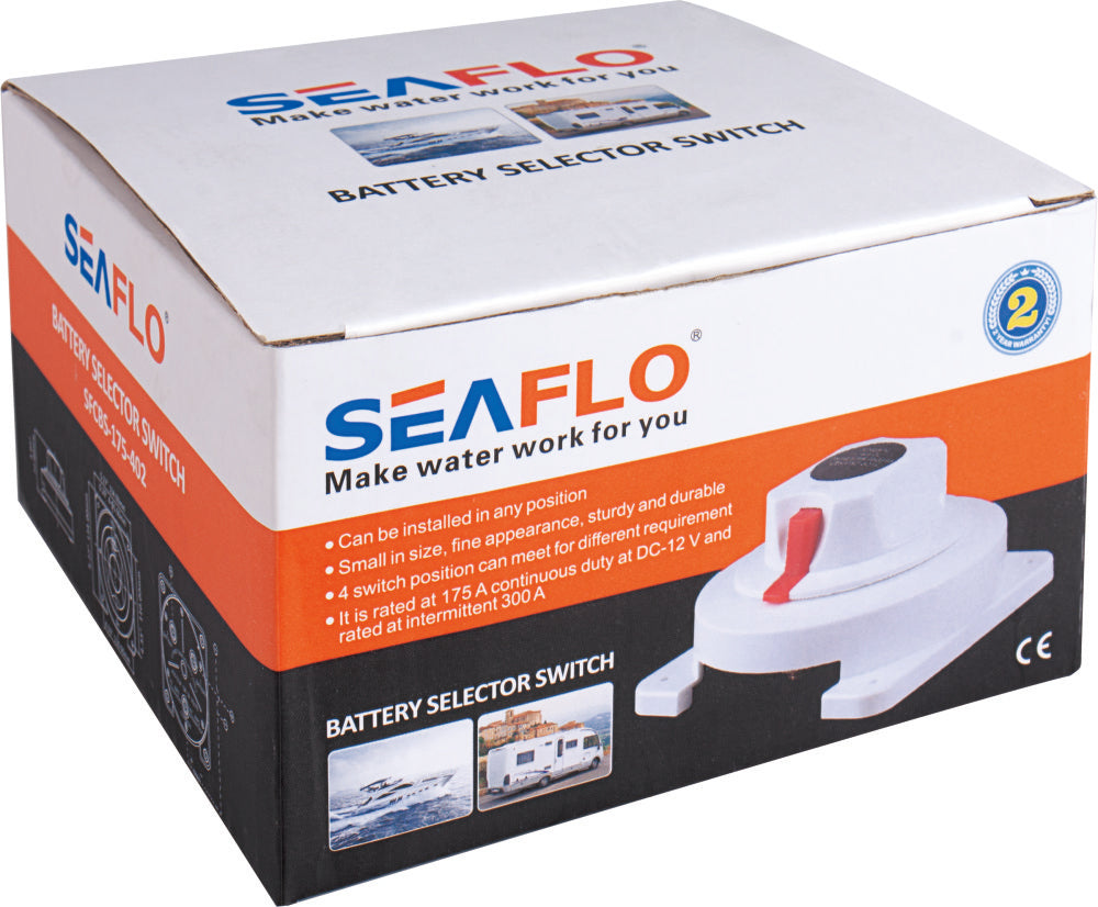 SEAFLO Batterie Umschalter 300A Aufbau Batterie-Umschalter