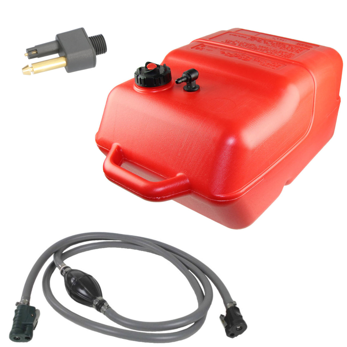 Big Joe 30-liter fuel tank for Mercury/Mariner outboards, HDPE with safety cap, including connection adapter - (optional with hose)