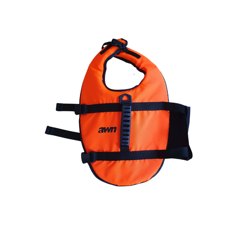 awn PawSaver Rettungsweste für Hunde, hohe Sichtbarkeit, sichere Schwimmhilfe mit robustem Griff -