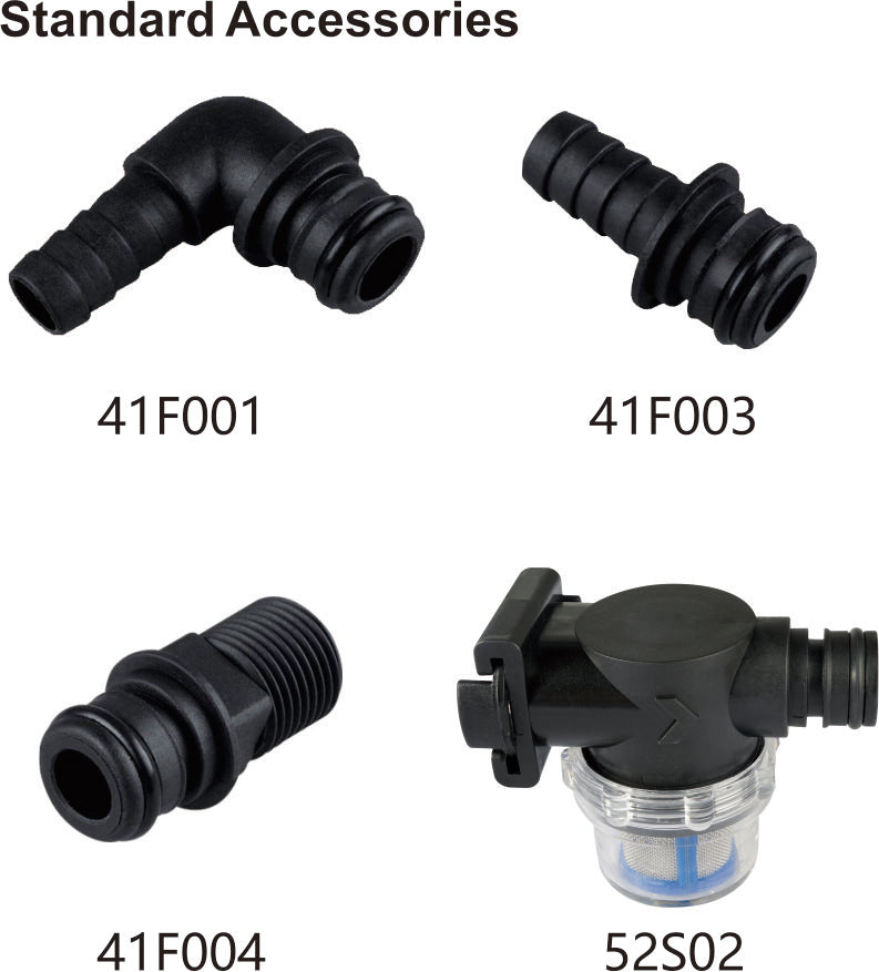SEAFLO® Druckwasserpumpe 17 l/min 12/24 V, 4-Kammer-Membranpumpe, hohe Effizienz und Langlebigkeit - (Optional mit 12/24 V)
