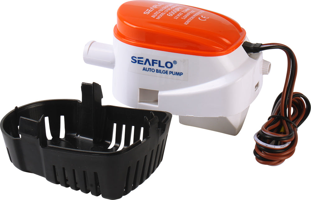 SEAFLO Automatik Bilgepumpe Sahara - Zuverlässige Entwässerung, wartungsfreies Pumpensystem, ideal für Boote -