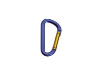 Karabinerhaken Flat 5mm Aluminium Dunkelblau