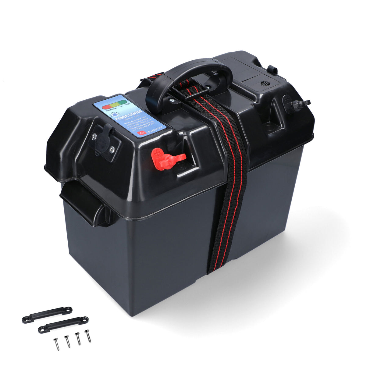 Batteriebox oder Halterung Auswahl, robustes Gehäuse, vielseitig einsetzbar - (Optional mit Gurt, Befestigung)