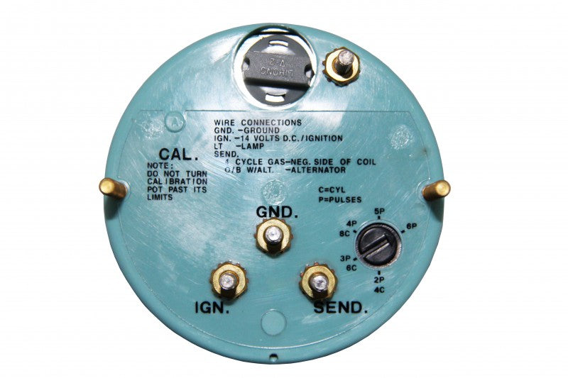 Mercury Drehzahlmesser 0-8000 U/min für Außenbordmotoren, Tachometer, Original Ersatzteil mit Einbauanleitung