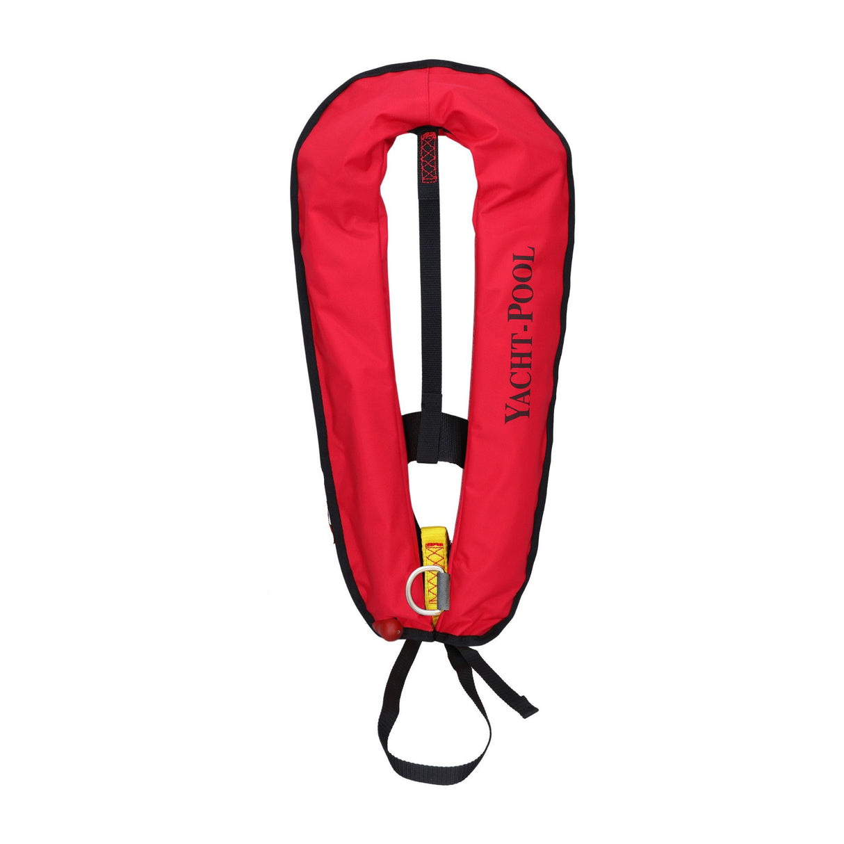 YACHT-POOL vollautomatische Rettungsweste 170N ISO, Schwimmweste mit Schrittgurt & D-Ring, ohnmachtssicherer Auftrieb -
