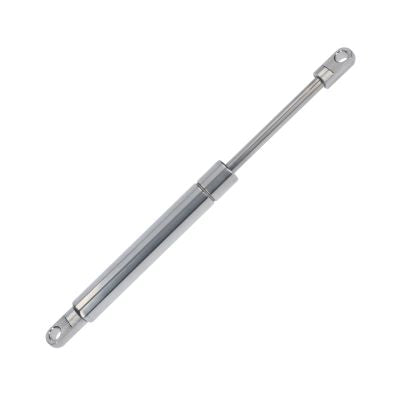Gasdruckfeder 355mm / 130mm mit Augenaufnahme Silber