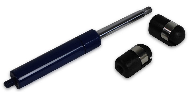 Gasdruckfeder 208mm / 73mm mit Kugelkopfaufnahme Blau