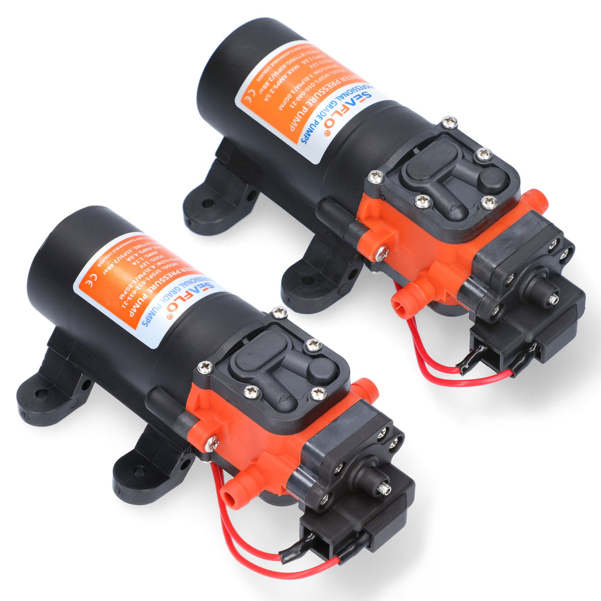 Seaflo ® Druckwasserpumpe 3,8-4,3 l/min, 12 Volt, Trockenlaufschutz, ideal für Marine und Caravan - (Optional mit Zubehör)