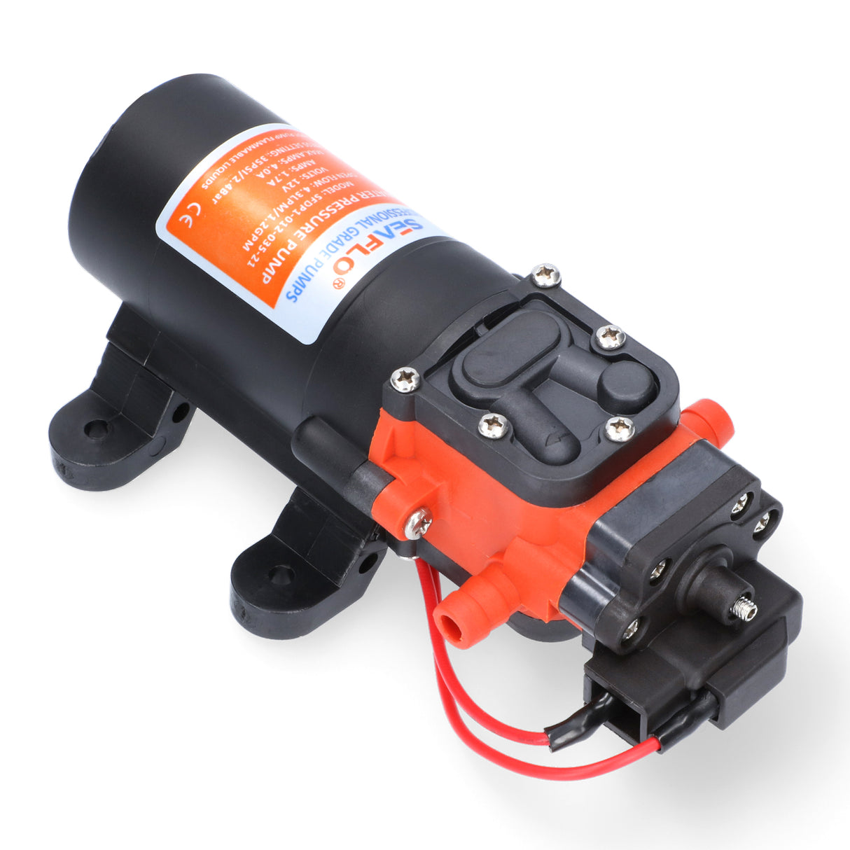 Seaflo ® pressure water pump 3.8-4.3 l/min, 12 Volt, dry-run protection, ideal for marine and caravan - (optional with accessories)