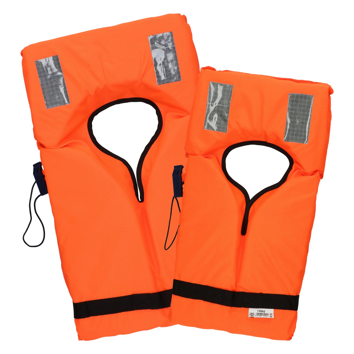 Lalizas Rettungsweste 100N, ISO 12402-4, für Schwimmer und Nichtschwimmer, inklusive reflektierender Folie und Pfeife -