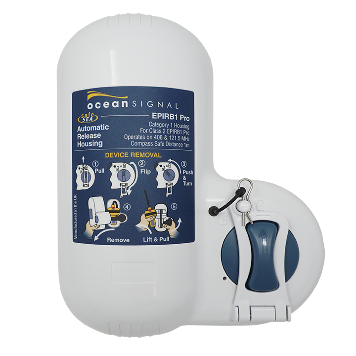 OceanSignal rescueME EPIRB1 PRO, inkl. Gehäuse und HRU nach SOLAS Vorschriften (Cat. I)