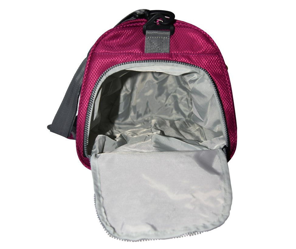 C4S Sporttasche Pink Leichtes wasserfestes Material, Fitnesstasche, Mit separatem Schuhfach