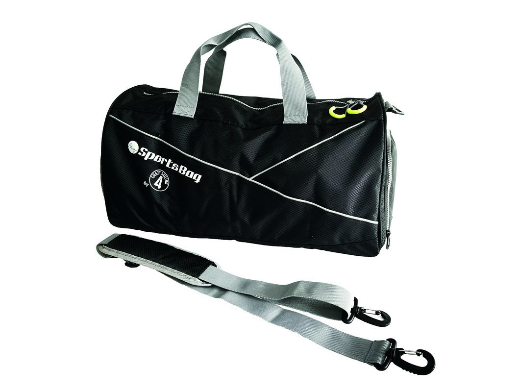 C4S Sporttasche schwarz Funktional, Sportrucksack, Robust & wetterfest