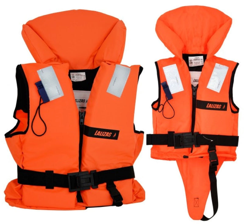 LALIZAS Rettungsweste 100N, Auftriebskörper, ISO 12402-4 zertifiziert, mit ergonomischem Latz -