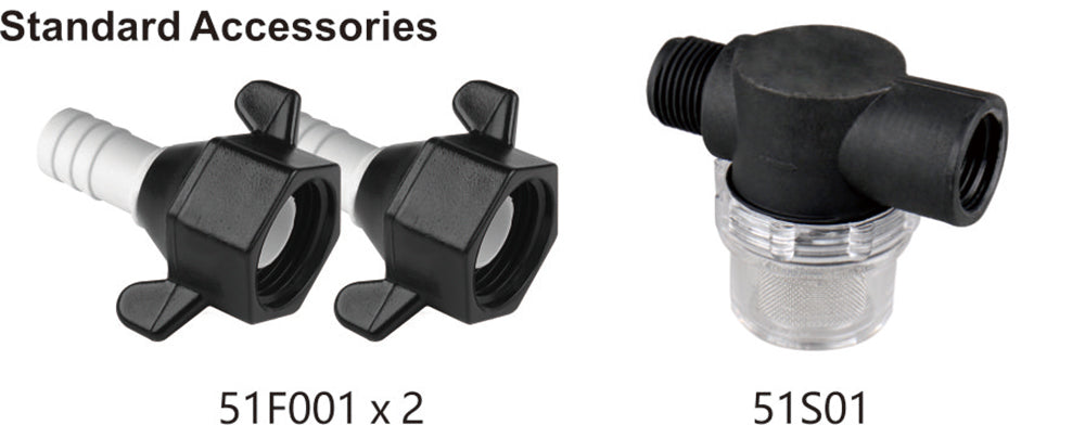 SEAFLO pressure water pump 3-chamber diaphragm pump, self-priming, low noise, long service life 12 V - 10.6 - 11.6 liters