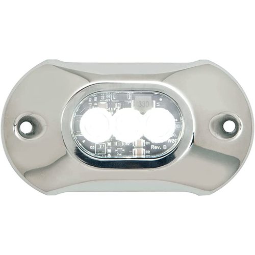 Attwood Unterwasserleuchte 12V/24V, Korrosionsbeständige Bootslampe, Überhitzungsschutz
