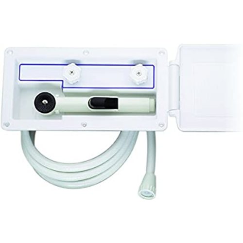 Attwood Außendusche kräftiger Strahl einstellbarer Wasserdruck, Boot-Duschsystem, einfache Installation