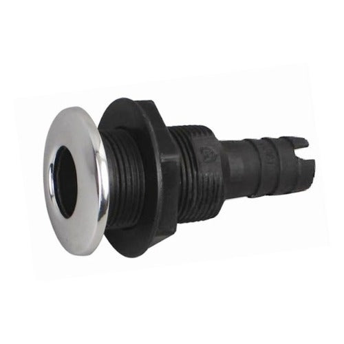 Attwood Borddurchlass 3/4 Zoll Edelstahl salzwasserbeständig, Einbau-Steckhülse, einfache Ein-Mann-Installation