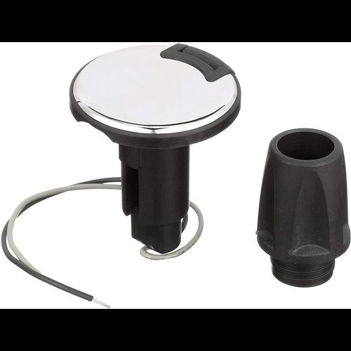 Attwood Navigationslichthalter runder Sockel schwarz Verbundwerkstoff 306 Edelstahl Halterung USP