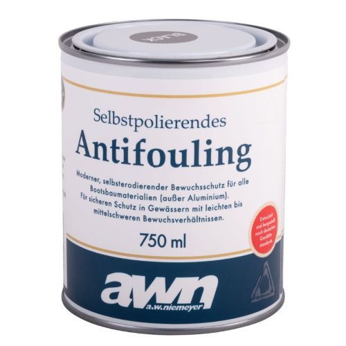 awn Self-polishing antifouling – Efficient antifouling, underwater coating, easy application and long-lasting effect - 0.75 - 2.5 l blue, red, black