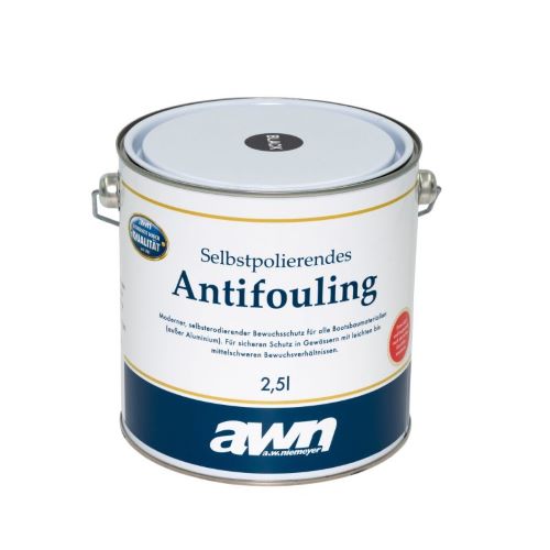 awn Self-polishing antifouling – Efficient antifouling, underwater coating, easy application and long-lasting effect - 0.75 - 2.5 l blue, red, black