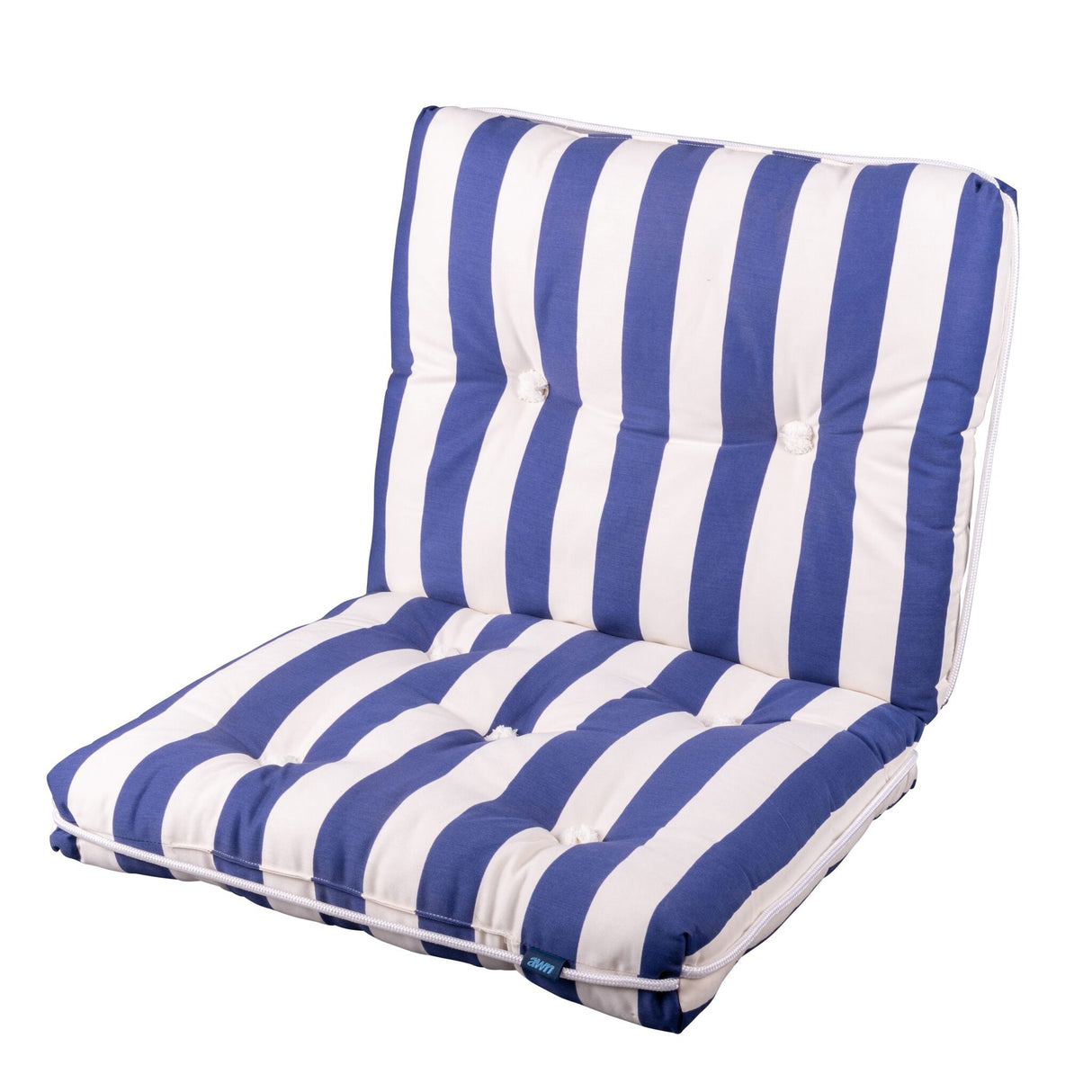 Awning Kapok cushion 45 x 76 cm – Water-repellent, lightweight, ideal as a seat and back cushion for boats – red, burgundy-red, light grey, grey, white, dark blue, blue, dark green, navy-white