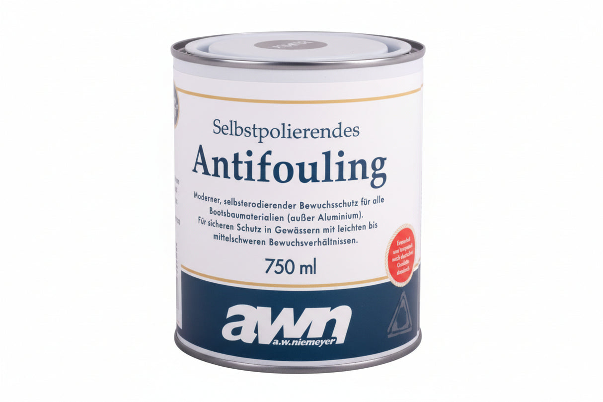 awn Self-polishing antifouling – Efficient antifouling, underwater coating, easy application and long-lasting effect - 0.75 - 2.5 l blue, red, black