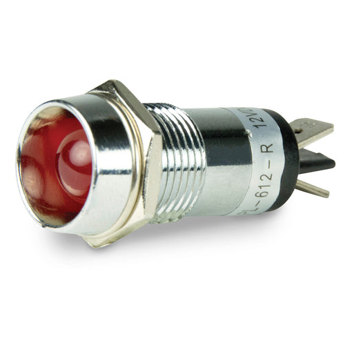 BEP LED-Pilotanzeigeleuchte 12V rot, Signalleuchte, sicheres neues Modell XYZ123