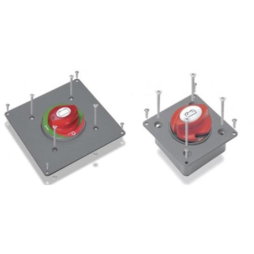 BEP Montageplatte vertieft, Einbauplatte für 701 Switches, graues Finish