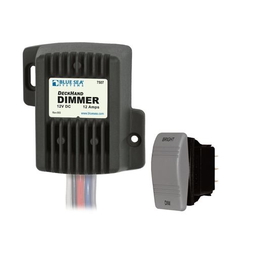 Blue Sea Dimmer Hauptmerkmale: 12A 12V, LED-Dimmer, kontinuierliche Spannungsregelung von 0-100%