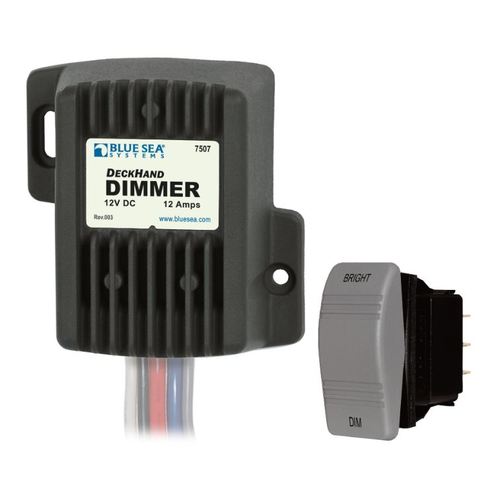 Blue Sea Dimmer Hauptmerkmale: 12A 12V, LED-Dimmer, kontinuierliche Spannungsregelung von 0-100%