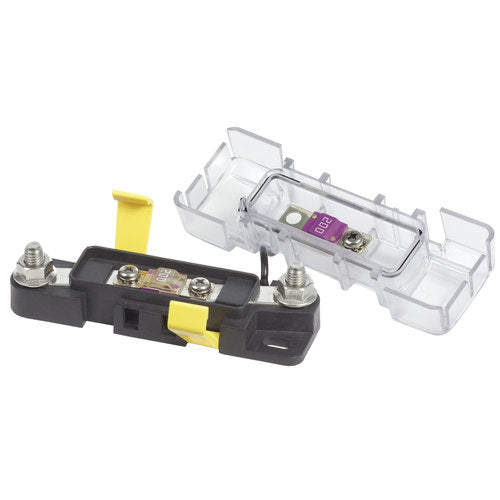 Blue Sea Safety Fuse Block Ignition Protected for Boats, Fuse Box, Sealed Cover for Harsh Marine Environments