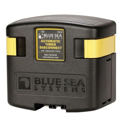 Blue Sea Automatische Timer-Trennung 12V Batterierelais, Batteriesparer, Timer 15-240 Min USP: Vielseitige Batterieisolierung