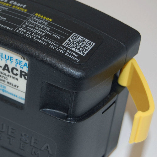 Blue Sea Automatic Charging Relay 12/24 Volt, Battery Isolator, Ignition-Proof and Hermetically Sealed