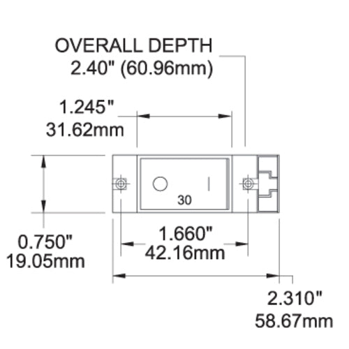 Blue Sea rocker switch 5A flat installation, toggle switch, on/off protection design