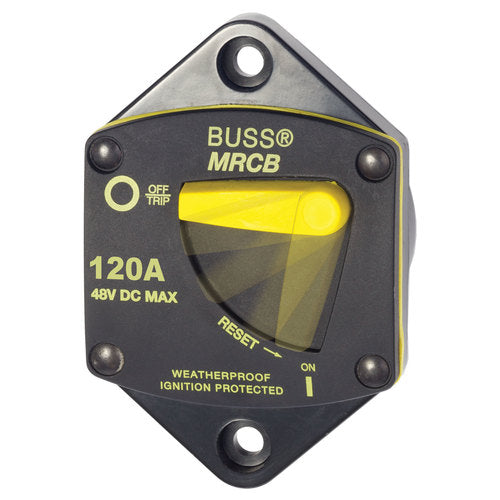 Blue Sea Circuit Breaker 120A Surge Arrester, Circuit Protection Switch, Waterproof Design with Single Lever Operation