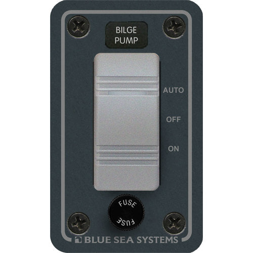 Blue Sea 12-V-DC-Panel wasserbeständig, Schalttafel, ON-OFF-AUTO Schalter, wasserdichte Dichtung