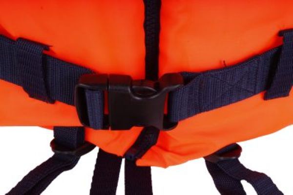 awn Feststoff-Rettungsweste Bravissimo mit Signalpfeife, klassische Schwimmweste für höchste Sichtbarkeit und zertifizierte Sicherheit -