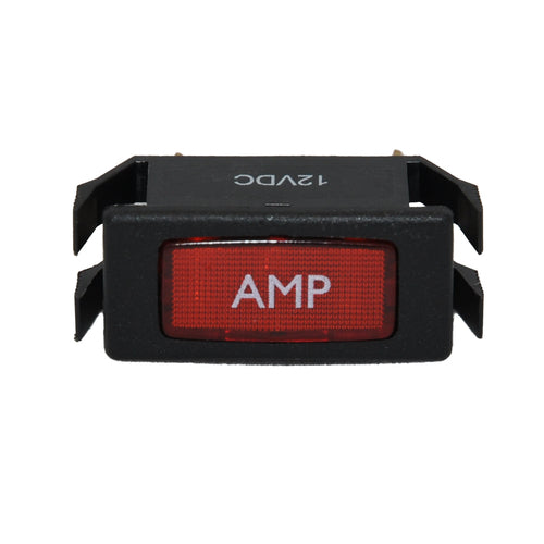 Indicator light, warning light red, model XYZ123, high security