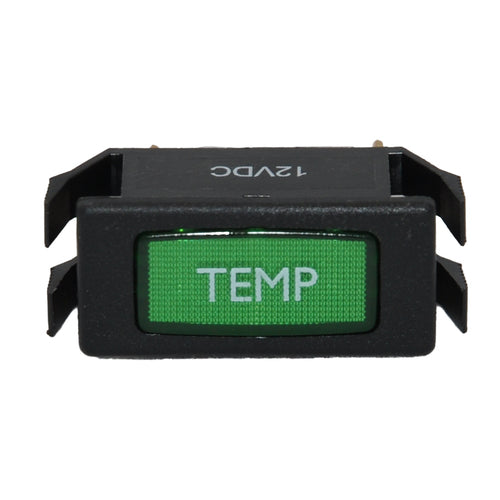 Bukh control light green temp. 12V, indicator light, model XYZ123