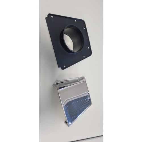 BUKH ventilation shell 75mm, ventilation cover, black, model XYZ123