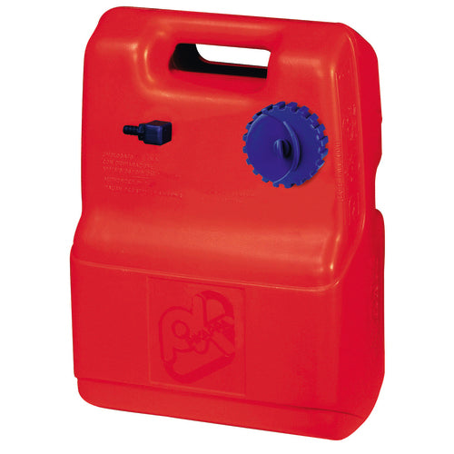 Crosseven outboard tank 12 litres polyethylene fuel tank with vent cap and pourer, durable and safe